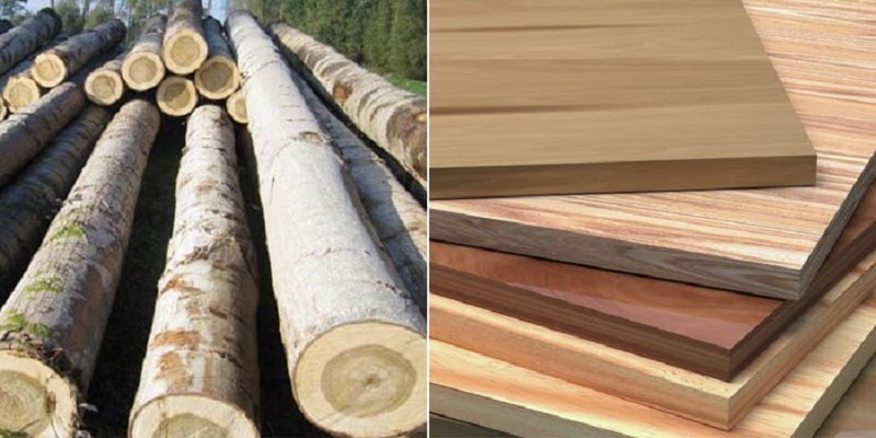 Sự khác nhau giữa gỗ tự nhiên và công nghiệp