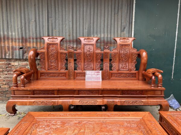 Bộ bàn ghế Tần Thủy Hoàng 12 siêu cong dáng đẹp sang trọng