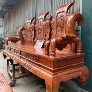 Bộ bàn ghế Tần Thủy Hoàng 12 siêu cong dáng đẹp sang trọng